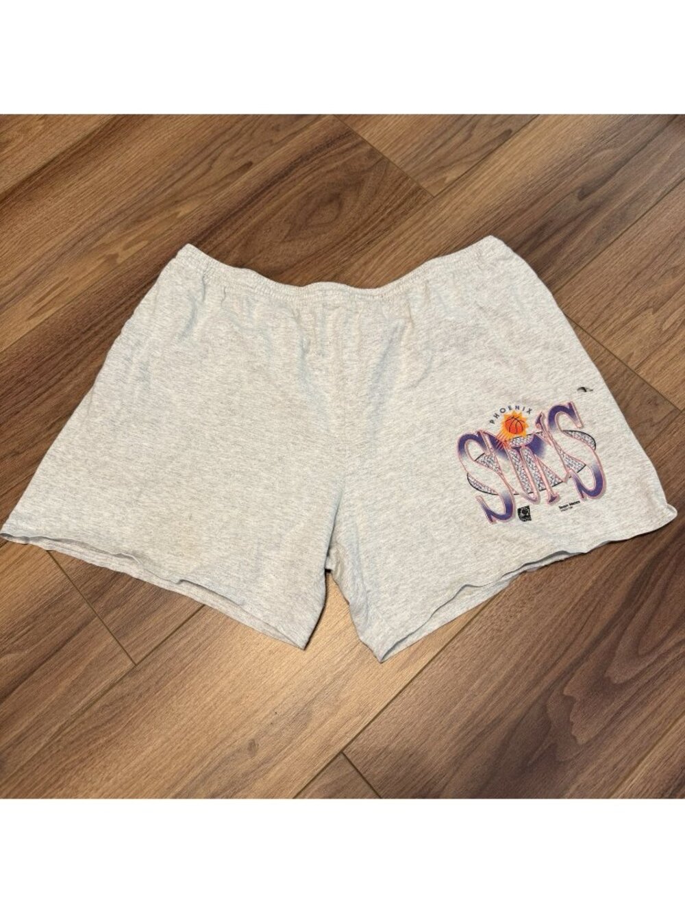 Vintage Phoenix Suns Sweat Shorts Mens XL Gray 90s Casual Hanes